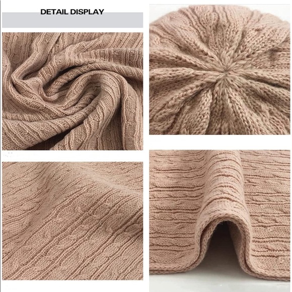 ✨White Scarf knitting wool Set Cold Weather Hat and scarves sets for women✨ - Picture 6 of 9